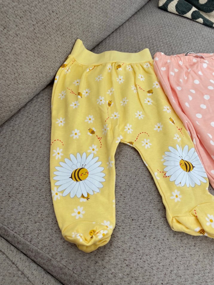 Kız bebek iki adet patikli pijama - Görsel 3