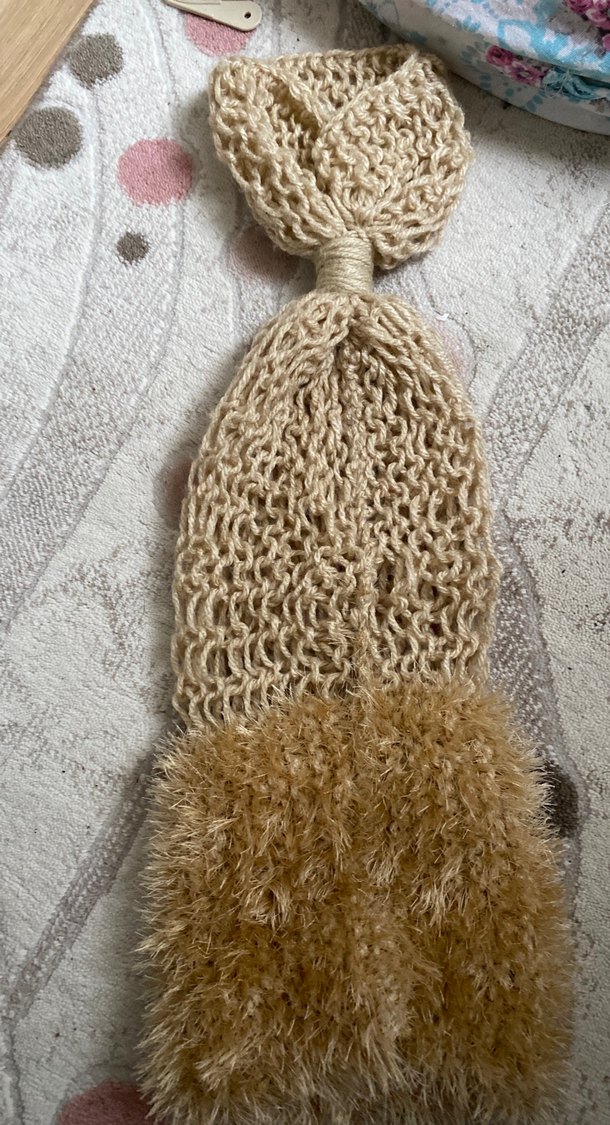 El örgüsü Parlak Bej Bere - Görsel 3