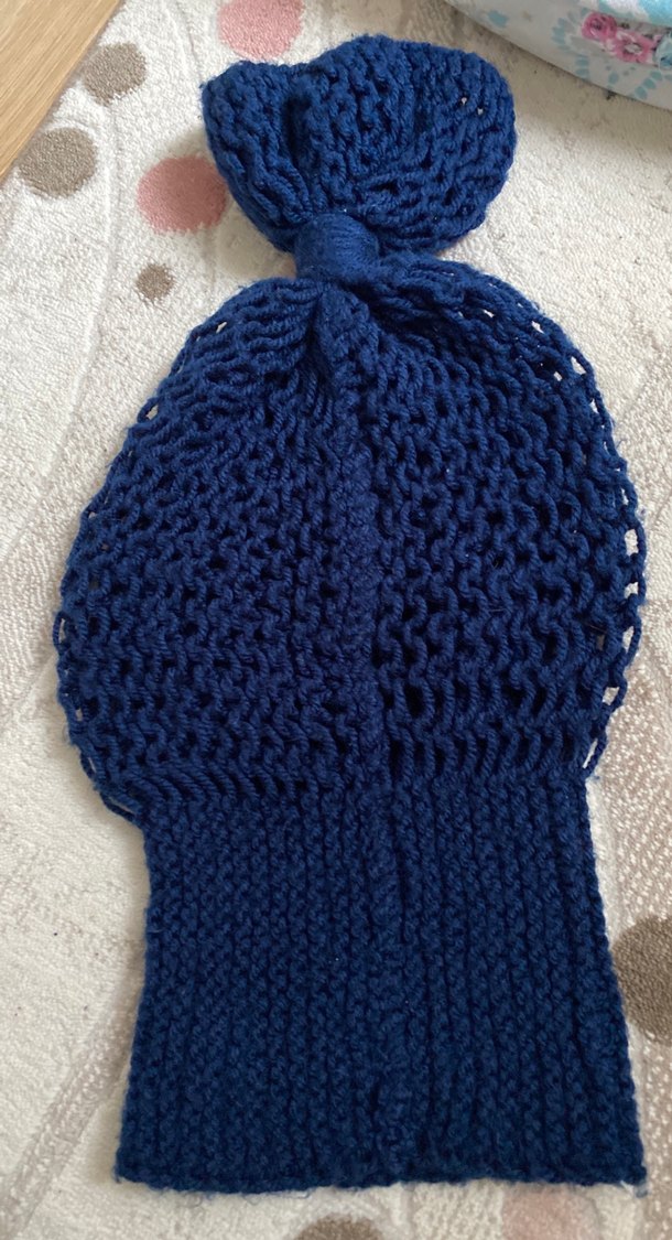 Lacivert Örgü Kadın Bere - Görsel 3