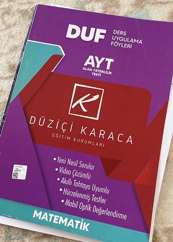 DUF AYT Matematik Ders Uygulama Föyleri