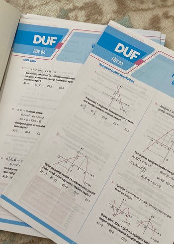  DUF AYT Matematik Ders Uygulama Föyleri