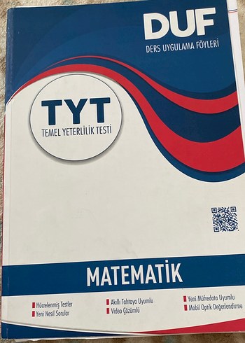 DUF TYT Matematik Temel Yeterlilik Testi Kitabı