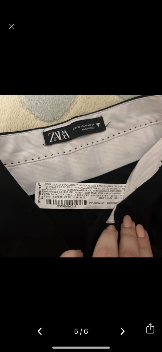 zara Kadın siyah Kumaş Pantolon - Görsel 5