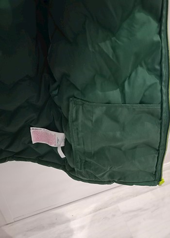 Yeşil Kapüşonlu Fermuarlı Erkek Çocuk Mont - Görsel 5