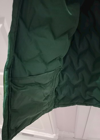 Yeşil Kapüşonlu Fermuarlı Erkek Çocuk Mont - Görsel 6