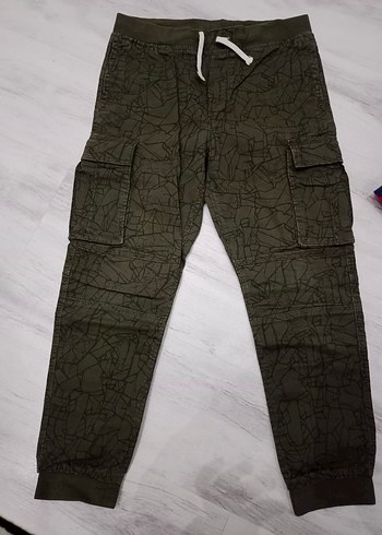 Erkek Çocuk Kamuflaj Desenli Bol Kesim Pantolon - Görsel 5