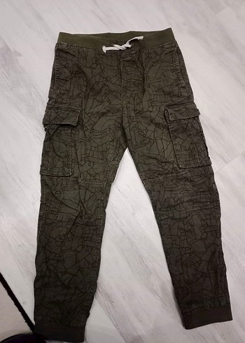 Erkek Çocuk Kamuflaj Desenli Bol Kesim Pantolon - Görsel 2