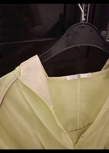 Seçil Düğmeli Sarı Midi Kadın Trençkot - Görsel 5