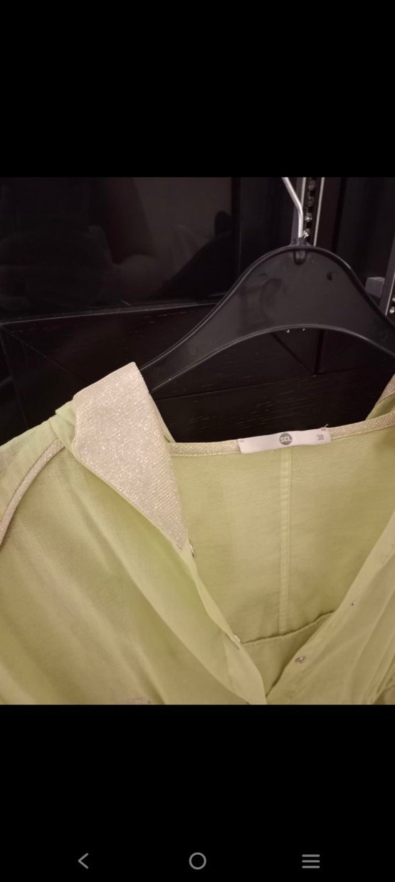 Seçil Düğmeli Sarı Midi Kadın Trençkot - Görsel 5