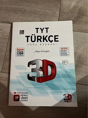 3D yayınları tyt Türkçe soru bankası