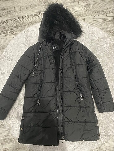 LC Waikiki Siyah şişme mont