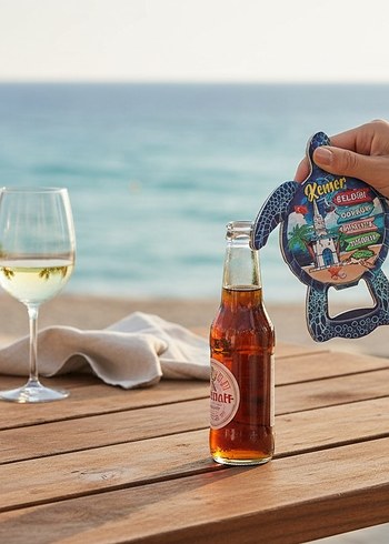 Kaplumbağa Şeklinde Renkli Magnet Açacak - Görsel 2