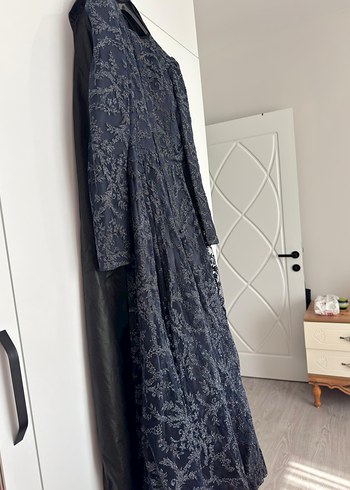 Lacivert abiye - Görsel 6