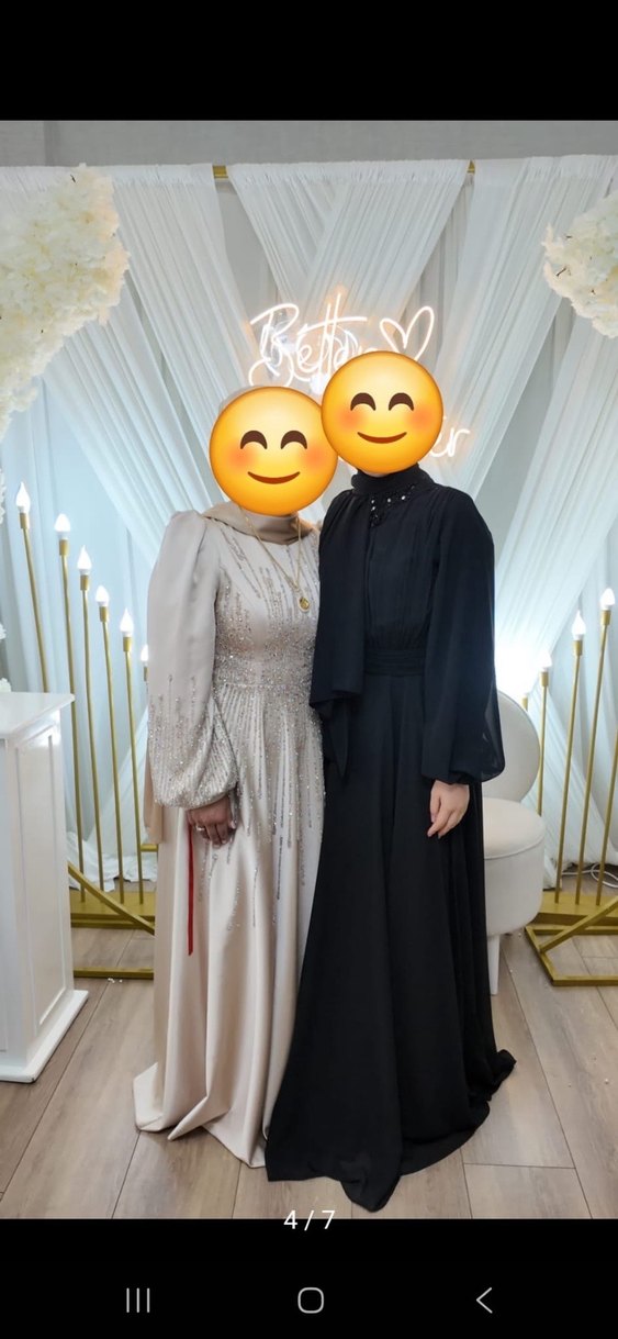 Siyah Uzun Kollu Midi Geniş Kesim Tunik - Görsel 3