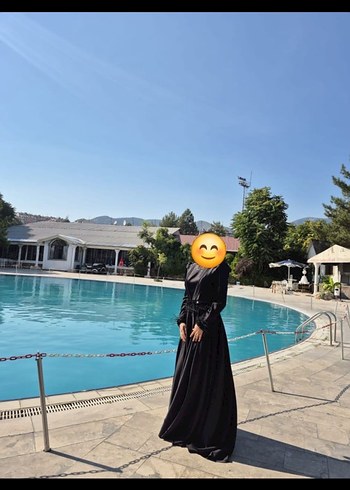 Siyah Uzun Gotik Abiye Elbise - Görsel 4