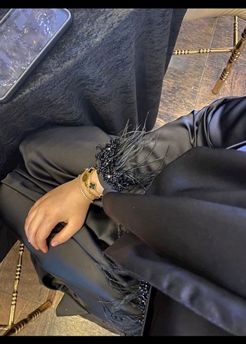 Siyah Uzun Gotik Abiye Elbise - Görsel 3