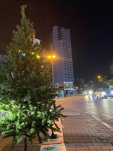 Beden Renk Yılbaşı ağacı 210 cm 850 gür yoğun dal