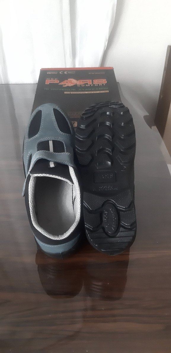 Gri çelik burun iş ayakabısı - Görsel 4