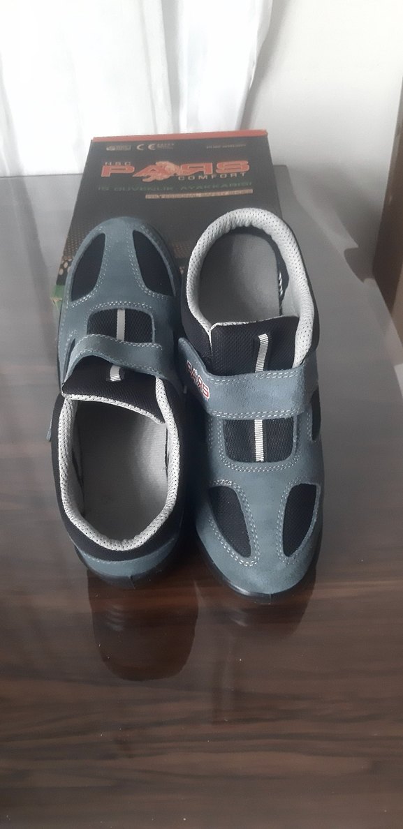 Gri çelik burun iş ayakabısı - Görsel 2