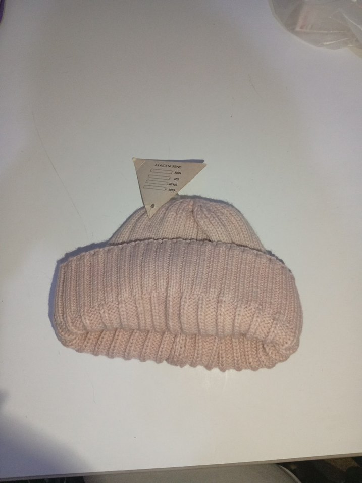 Calvin Klein Pembe Örgü Kadın Bere - Görsel 3