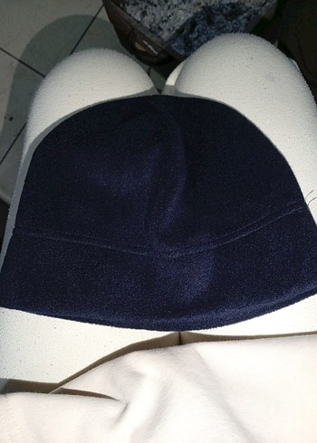 Kadın Lacivert Polar Bere Velcro - Görsel 2