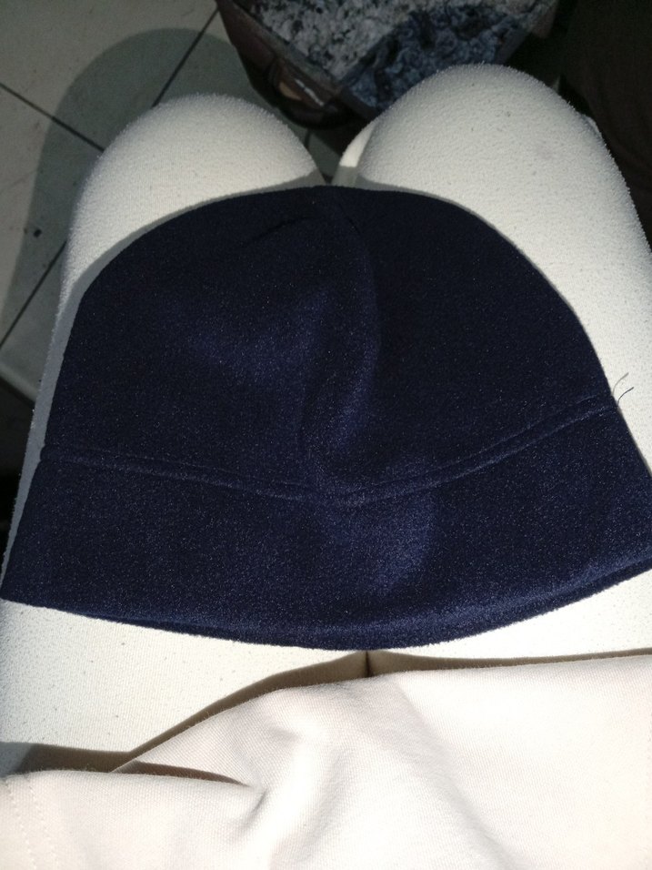 Kadın Lacivert Polar Bere Velcro - Görsel 2