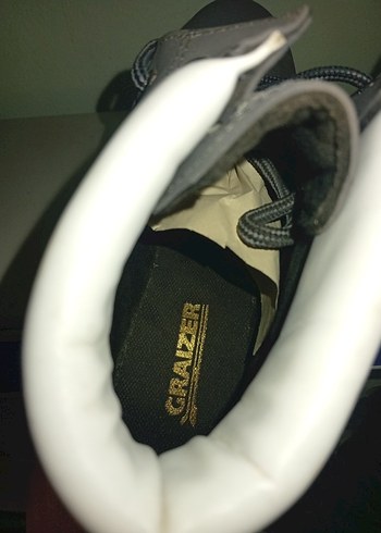 Bağcıklı gri Sokak Stili Erkek Bot 37 numara - Görsel 3