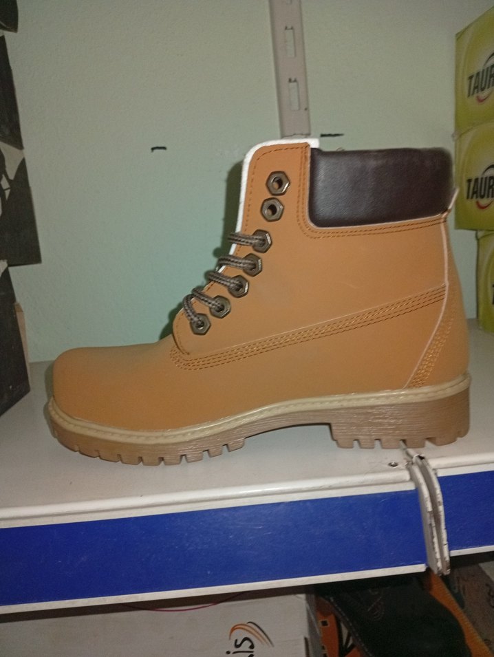 Bağcıklı turuncu Sokak Stili Erkek Bot 36 numara - Görsel 2