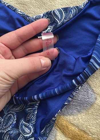 Bohem Renkli Desenli Kadın Bikini Altı - Görsel 2