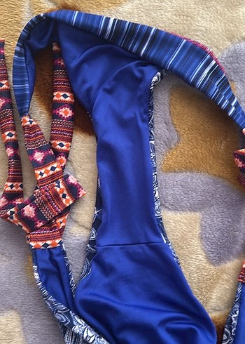 Bohem Renkli Desenli Kadın Bikini Altı - Görsel 7