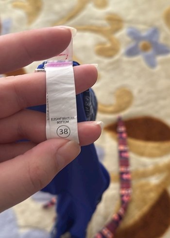 Bohem Renkli Desenli Kadın Bikini Altı - Görsel 8