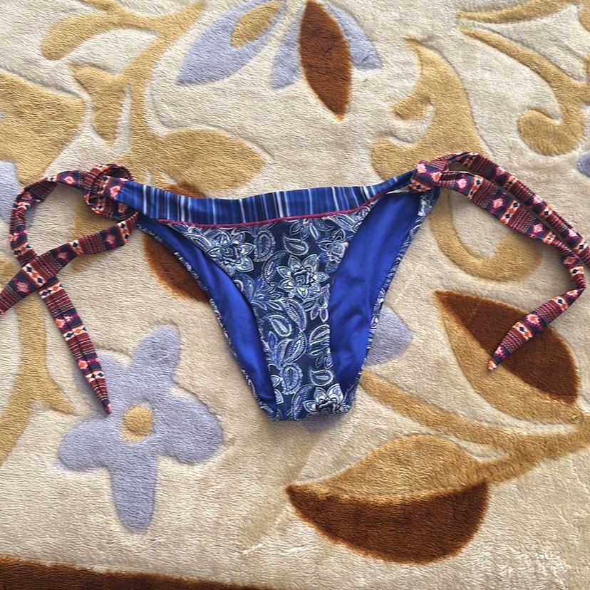 Bohem Renkli Desenli Kadın Bikini Altı - Görsel 4