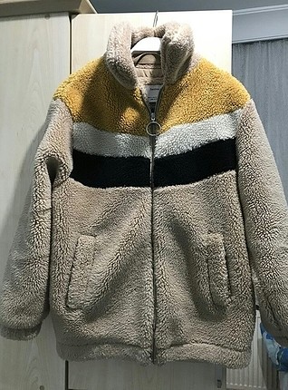 Bershka XS beden kürk mont