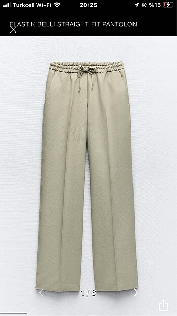 Zara Kumaş Pantalon