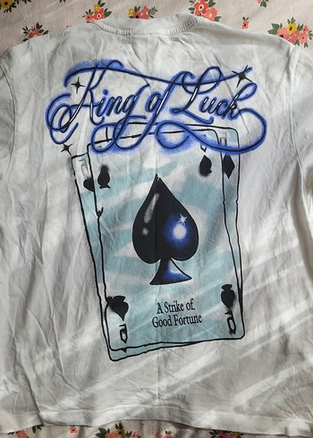 Bershka King of Luck Oversize T-shirt