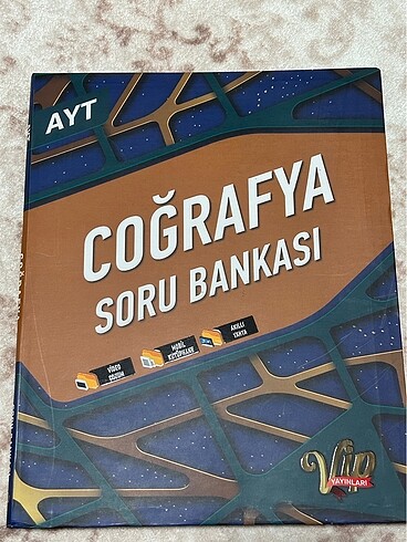 Ayt coğrafya vip yayınları test kitabı