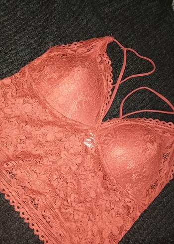 bordo Dantel Mini Bralet