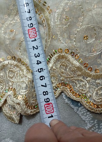 #PerdeTakımı |pul İşlemeli Tül + KırinkılFon indirim uygulanır - Görsel 15