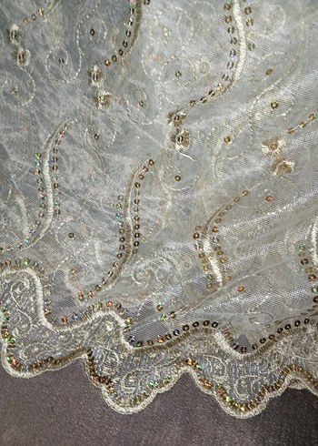 #PerdeTakımı |pul İşlemeli Tül + KırinkılFon indirim uygulanır - Görsel 10