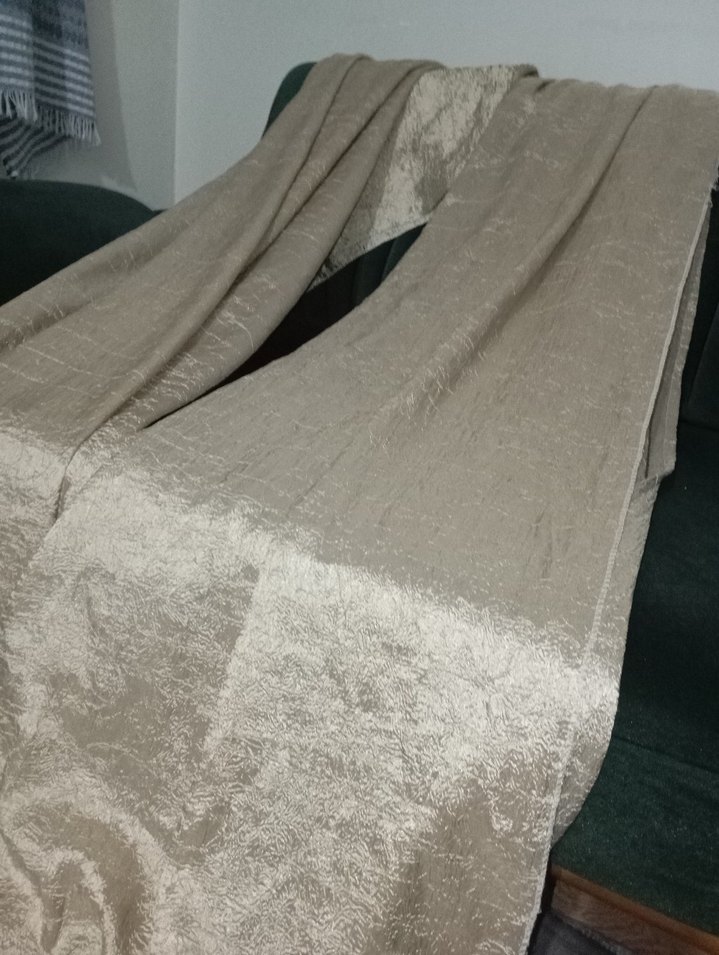 #PerdeTakımı |pul İşlemeli Tül + KırinkılFon indirim uygulanır - Görsel 3