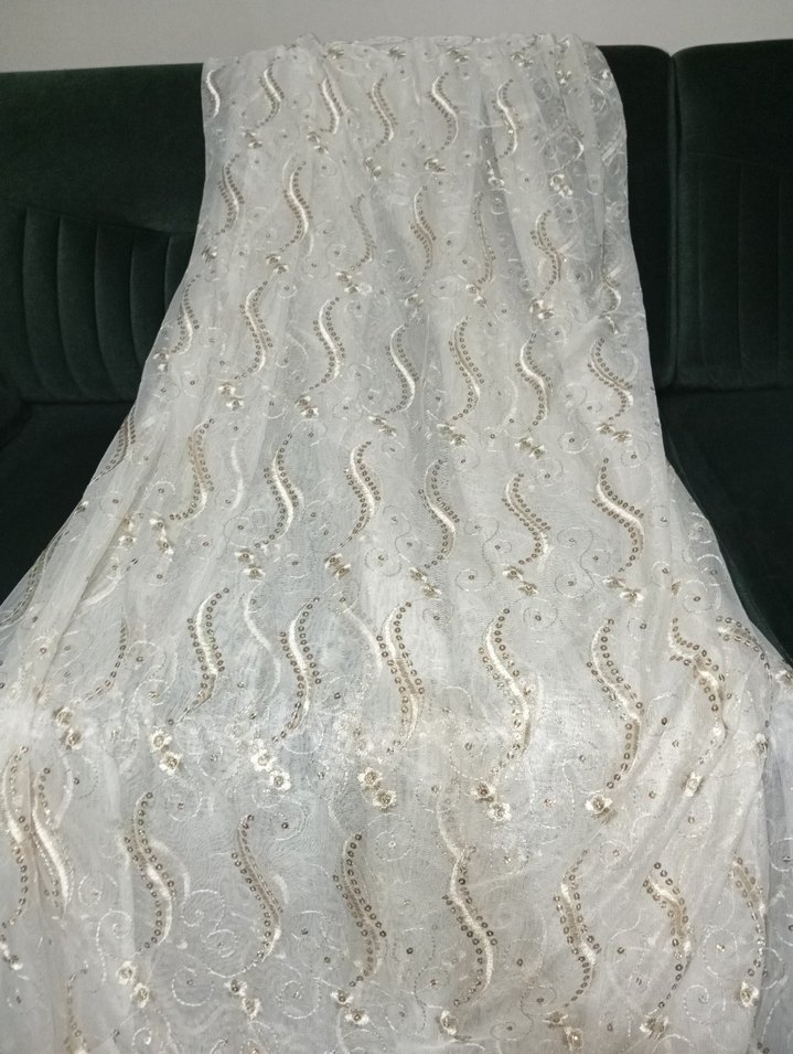 #PerdeTakımı |pul İşlemeli Tül + KırinkılFon indirim uygulanır - Görsel 2