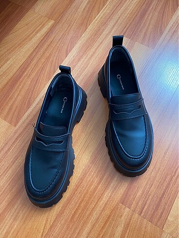 Cotton Bar Siyah Kadın Loafer