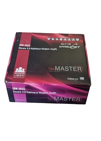 NET MASTER CBW-383Z4 Docsis 3.0 Kablosuz Modem