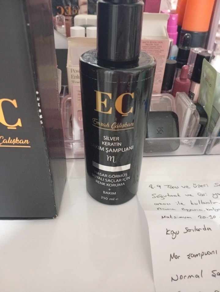 EÇ Silver Keratin Bakım Şampuanı - Görsel 2