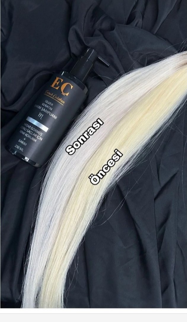 EÇ Silver Keratin Bakım Şampuanı - Görsel 4