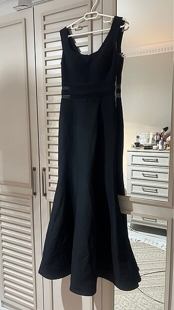 Siyah uzun abiye - Görsel 6