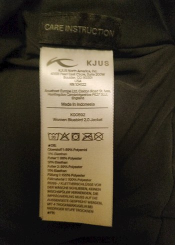 KJUS Siyah Bluebird 2.0 Kış Ceketi - Görsel 6