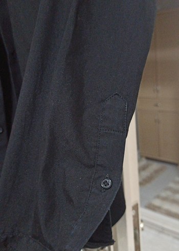 Siyah Düğmeli Notch Yaka Tuxedo Ceket - Görsel 4