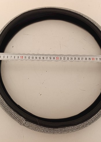 GEÇMELİ DİREKSİYON KILIFI GÜMÜŞ TAŞLI - Görsel 7