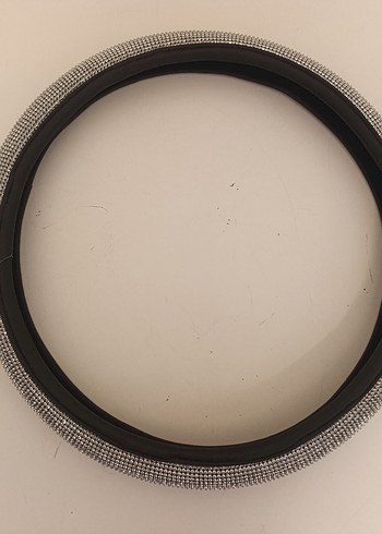 GEÇMELİ DİREKSİYON KILIFI GÜMÜŞ TAŞLI - Görsel 4